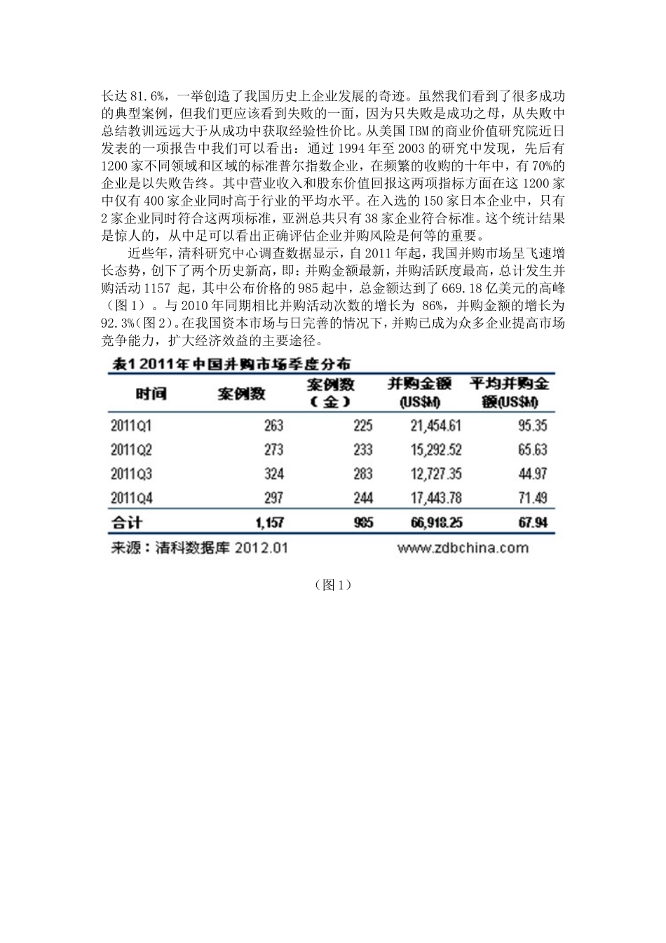 企业并购中存在的财务风险及相应策略研究分析 会计学专业_第2页