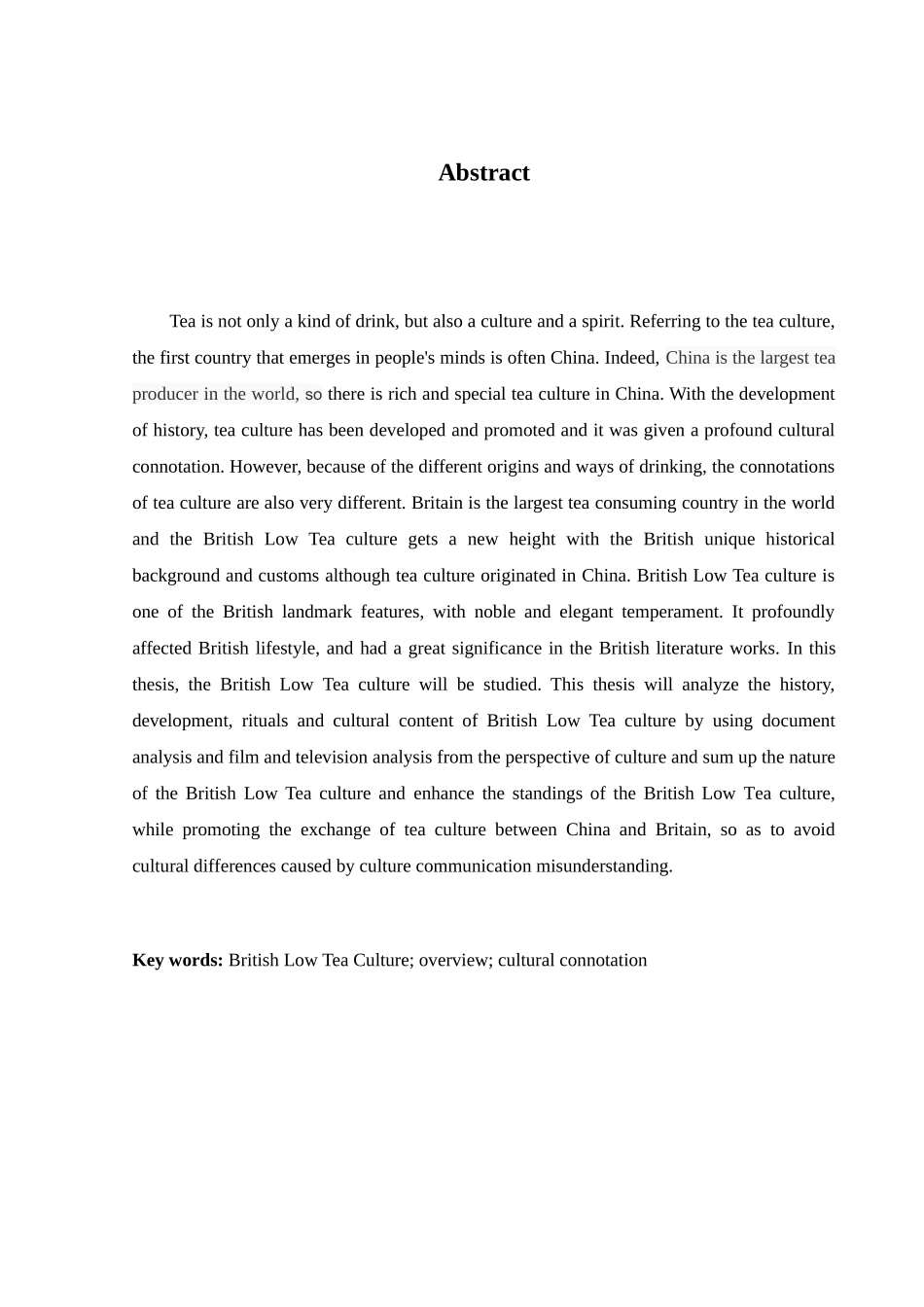 论英国下午茶文化分析研究 公共管理专业_第2页