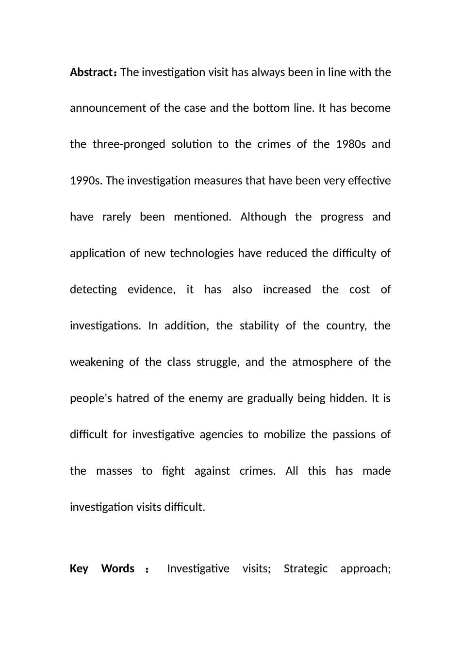 论侦查中调查访问的策略方法分析研究 法学专业_第2页