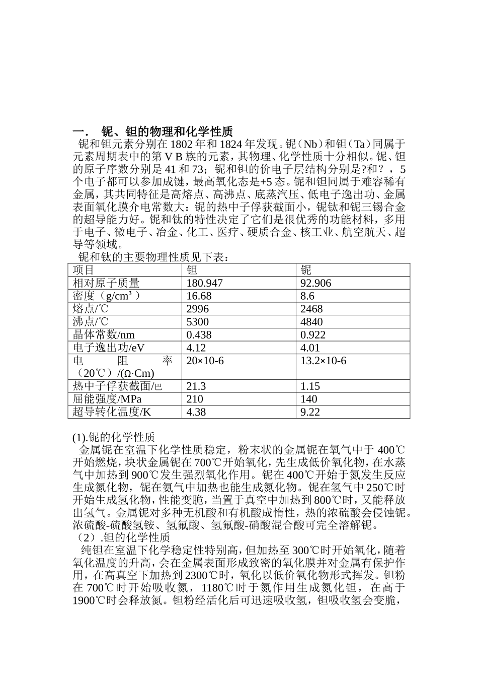 论ICP检测铌、钽元素分析研究 应用化学专业_第3页