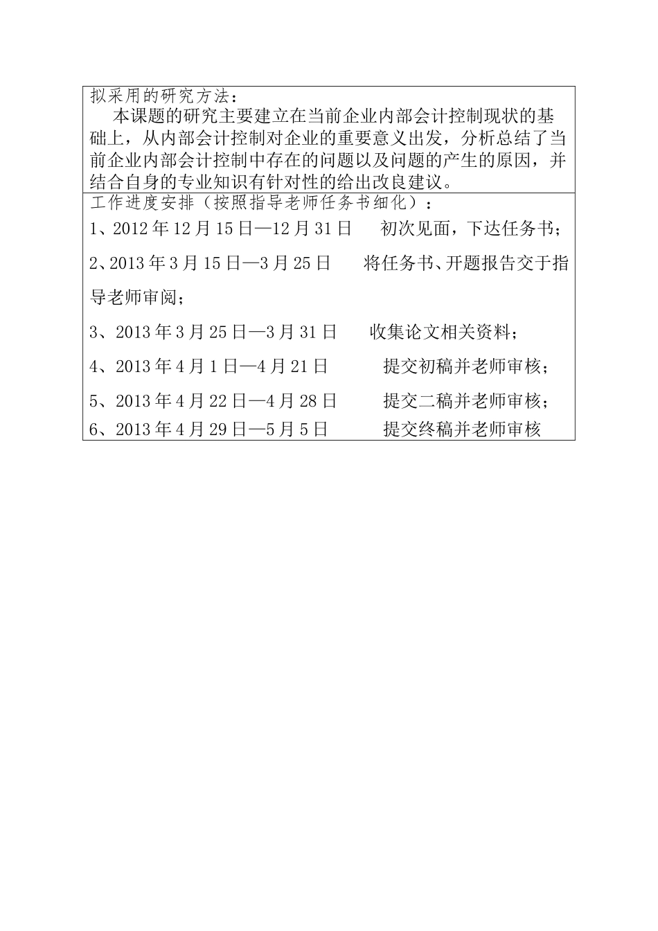 开题报告  名扬物流企业内部会计控制规范构建探析_第3页