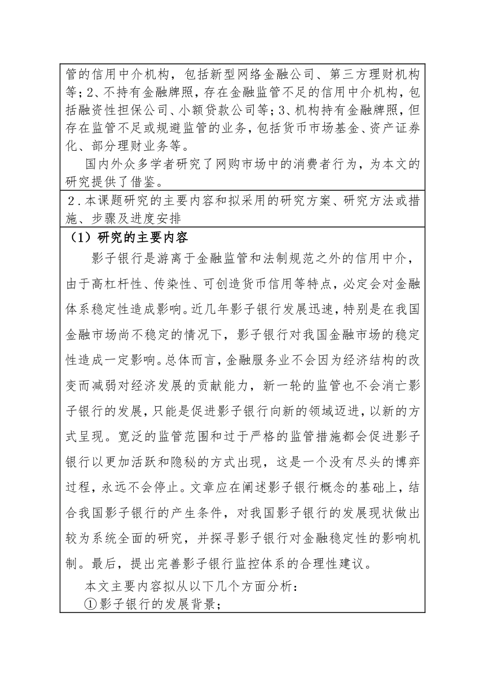 开题报告  影子银行对金融业影响分析_第3页