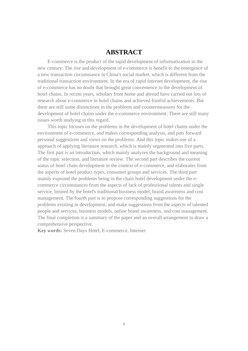 电子商务环境下连锁酒店发展的问题及对策分析—以七天连锁酒店为例 酒店管理专业_第2页