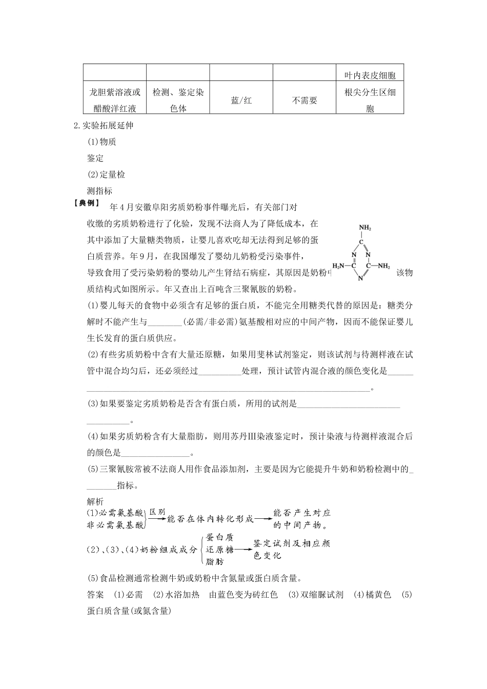 高考生物大一轮复习 第一单元  考能专项突破_第3页