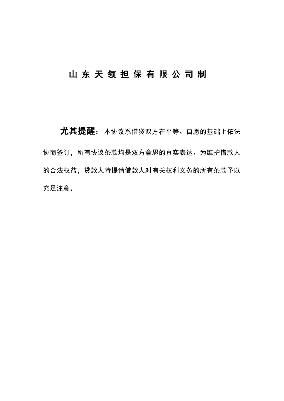 借款合同封面_第2页