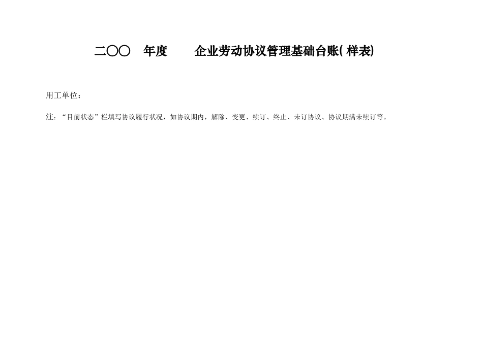 劳动合同台帐_第1页