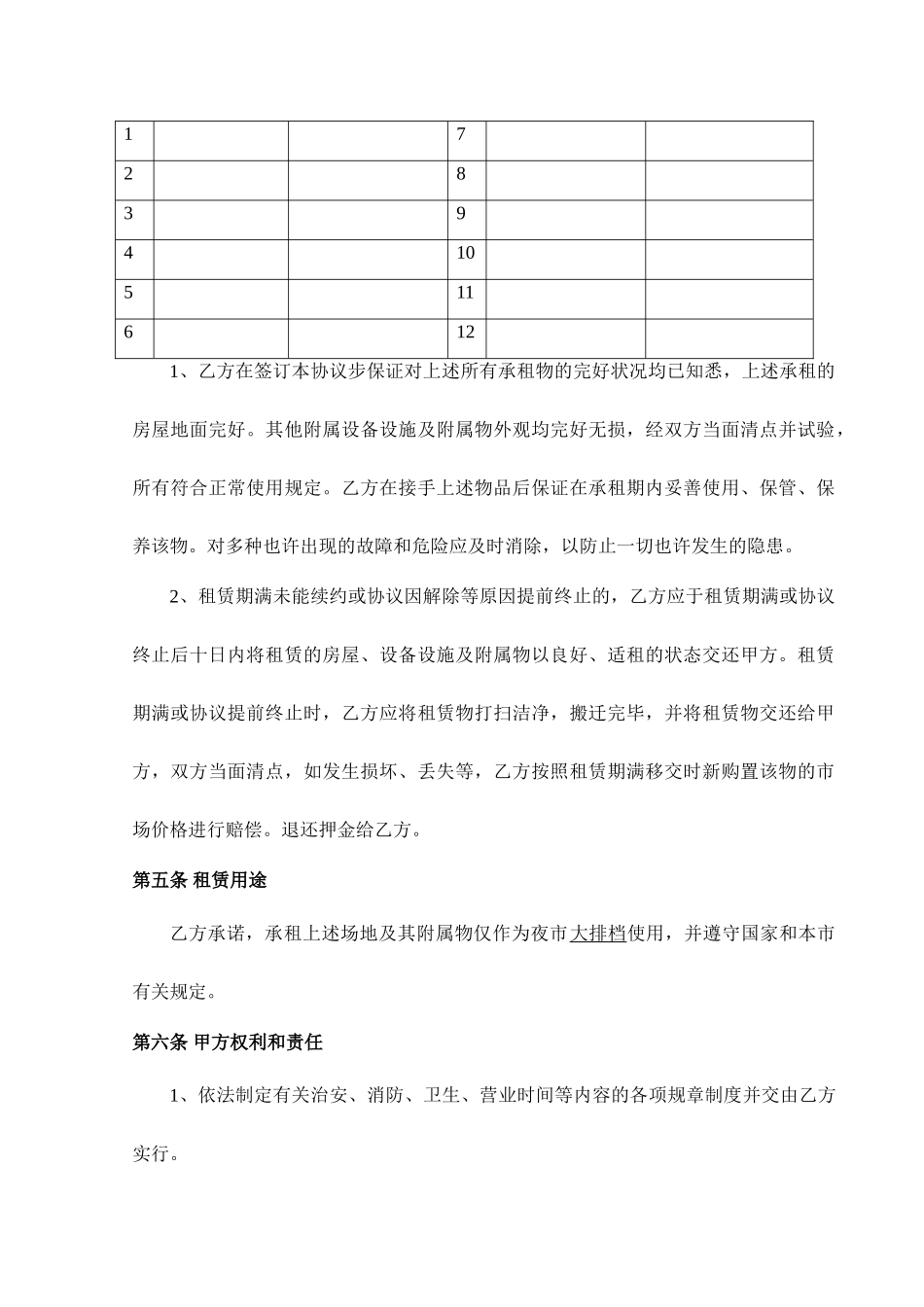 商铺租赁合同简单版_第2页
