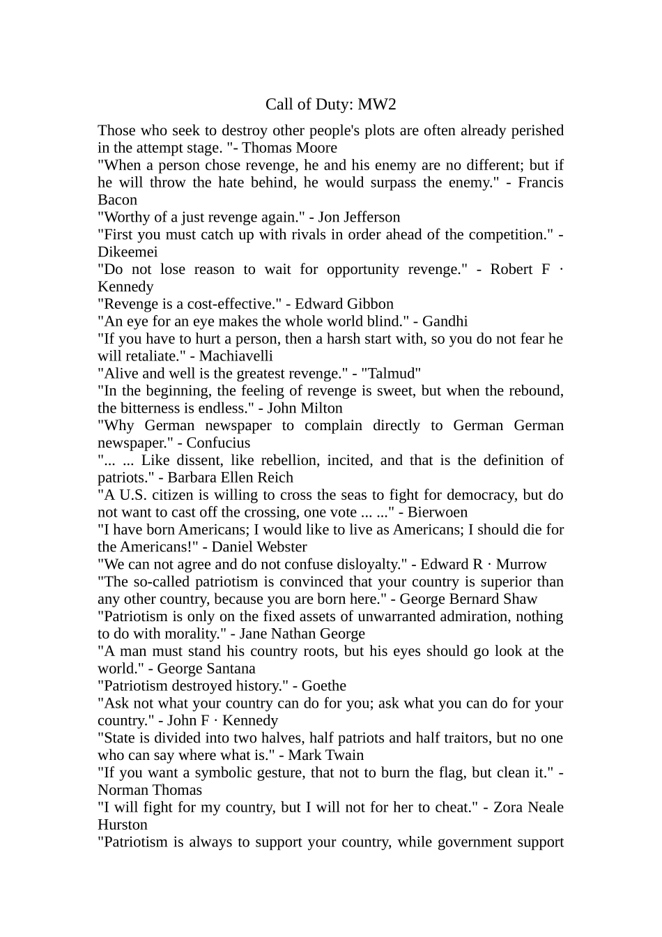 使命召唤6名言_第1页