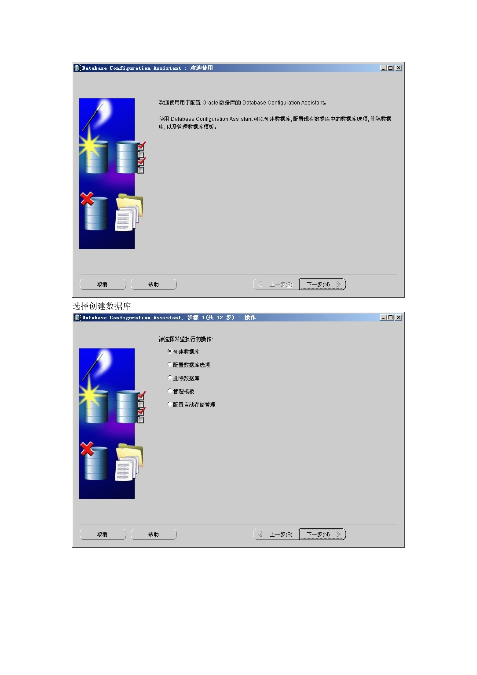 使用Database-Configuration-Assistant创建数据库_第2页