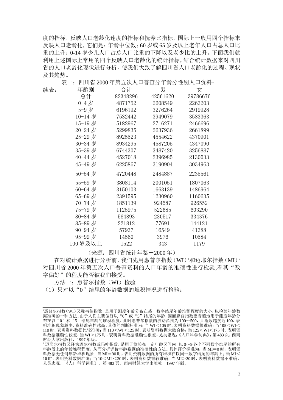 四川省人口老龄化的现状趋势特点及对策_第2页