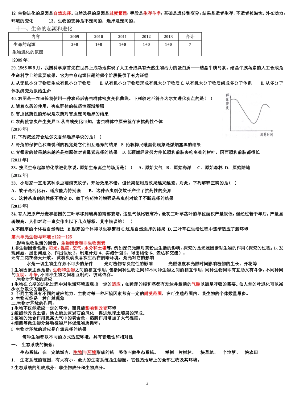 八年级下济南版生物复习提纲-----打印版_第2页