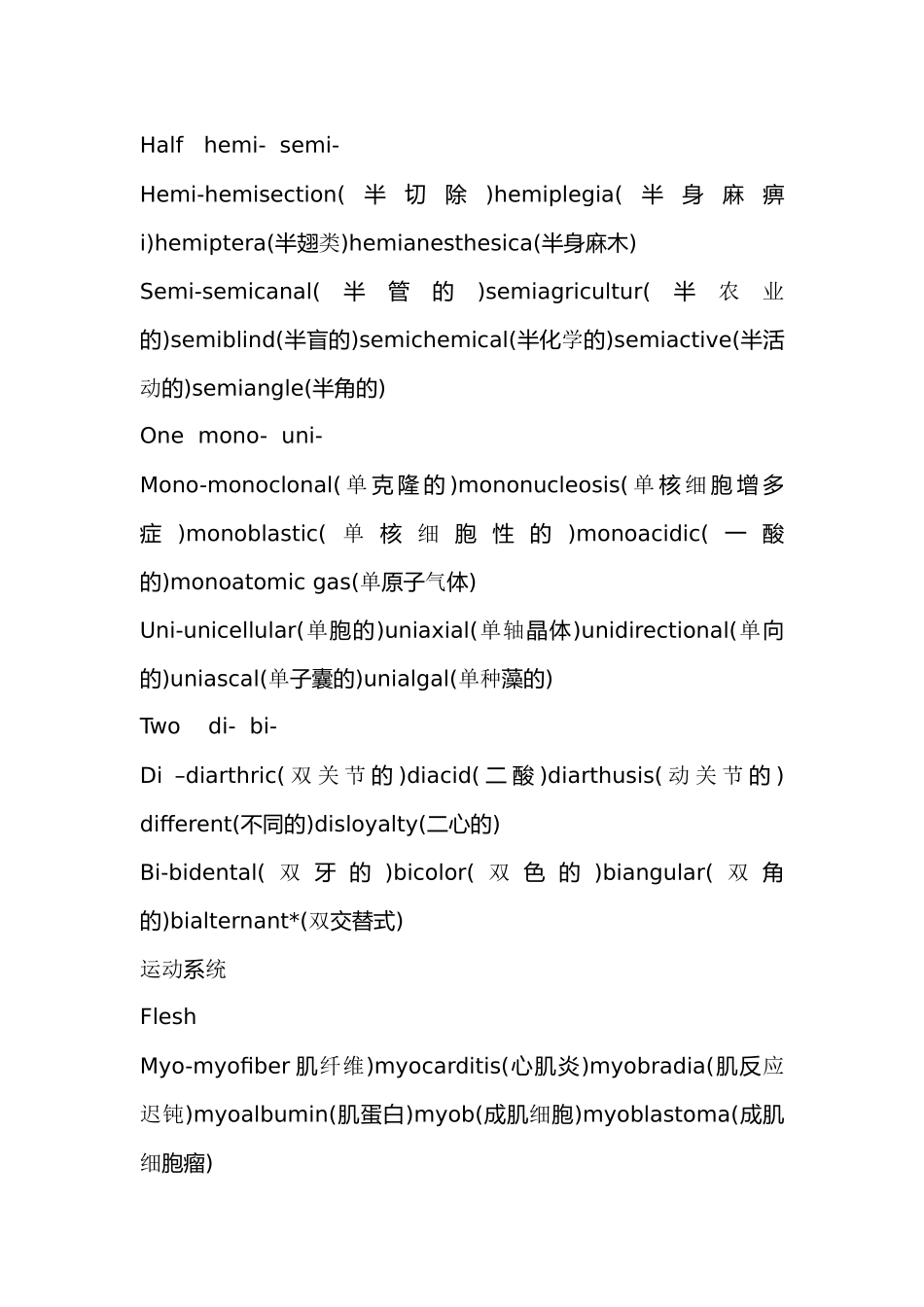 医学英语词根_第3页