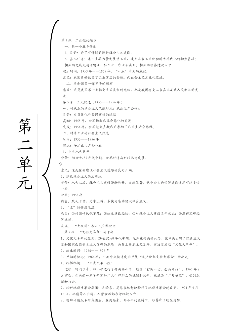 八年级下学期历史知识梳理_第3页