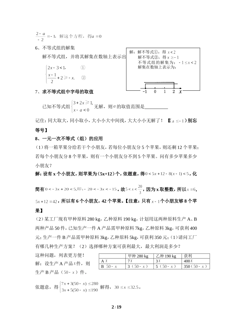 八年级下学期知识点总结(附期末试卷)_第2页