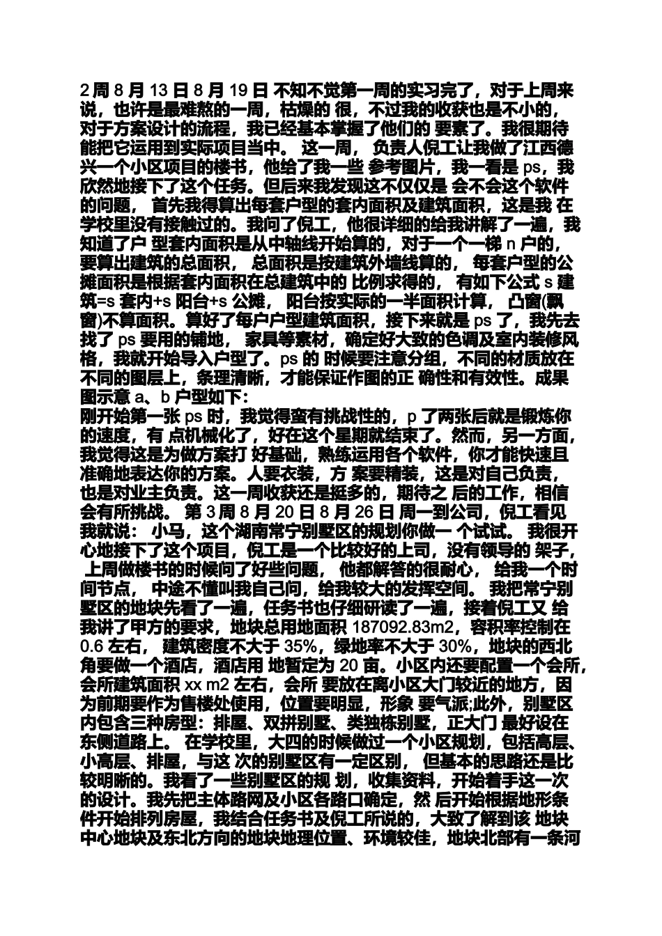 周记作文之建筑设计实习周记3篇_第2页