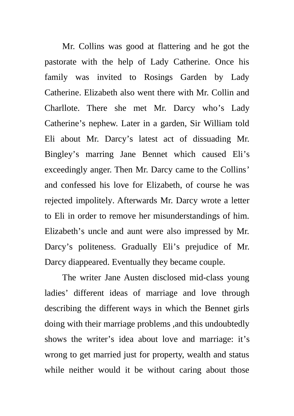 傲慢与偏见读后感-文档_第3页