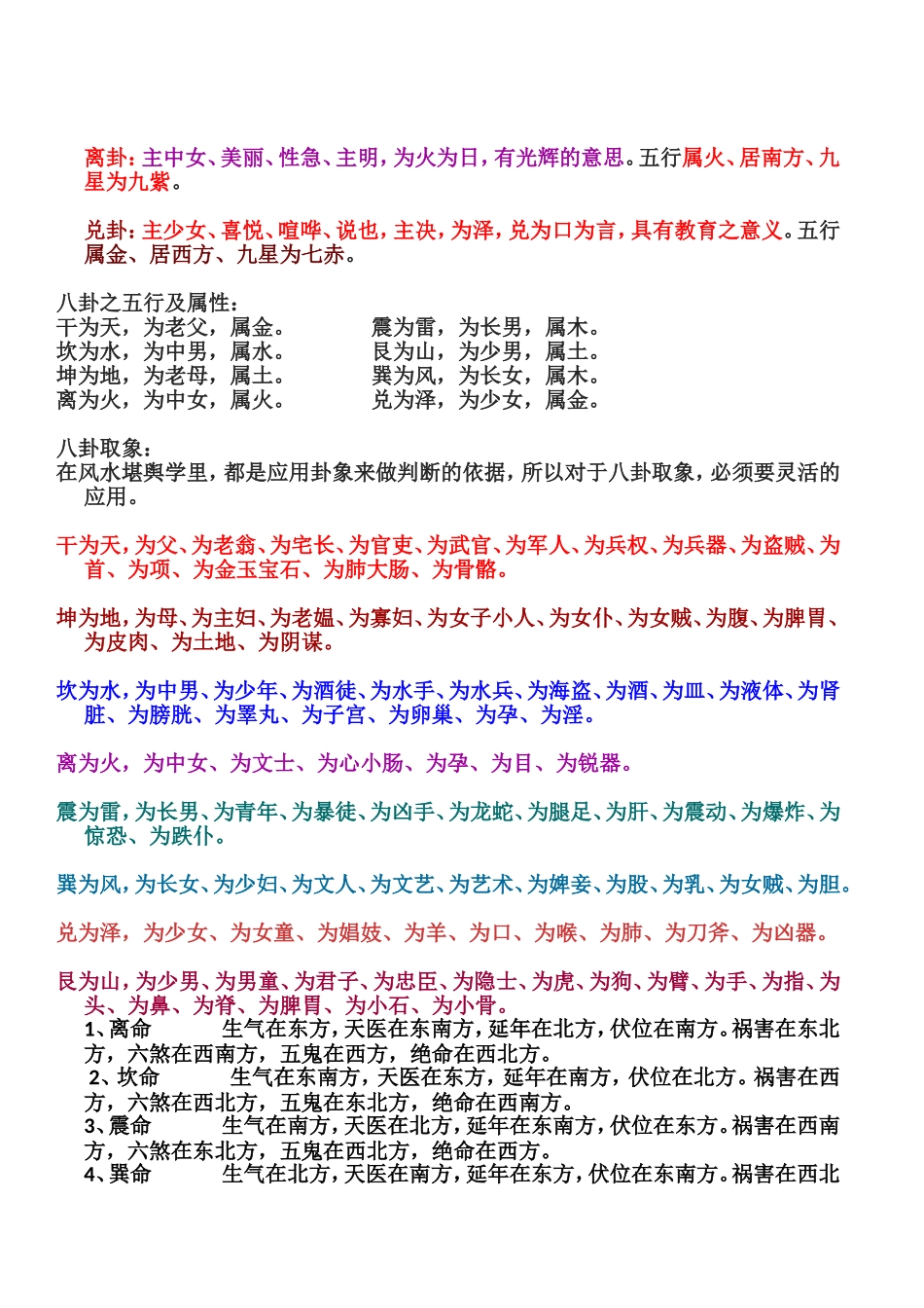 八卦与方位之关系_第2页