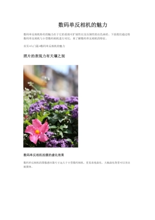佳能官方教程--入门篇