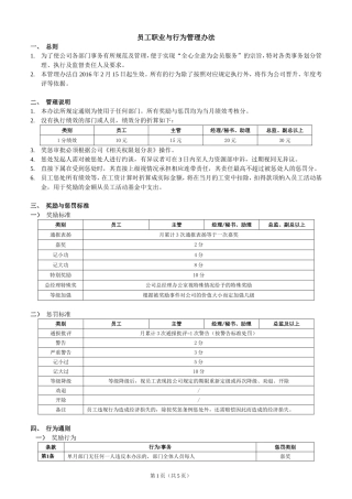 健身房员工职业与行为管理办法
