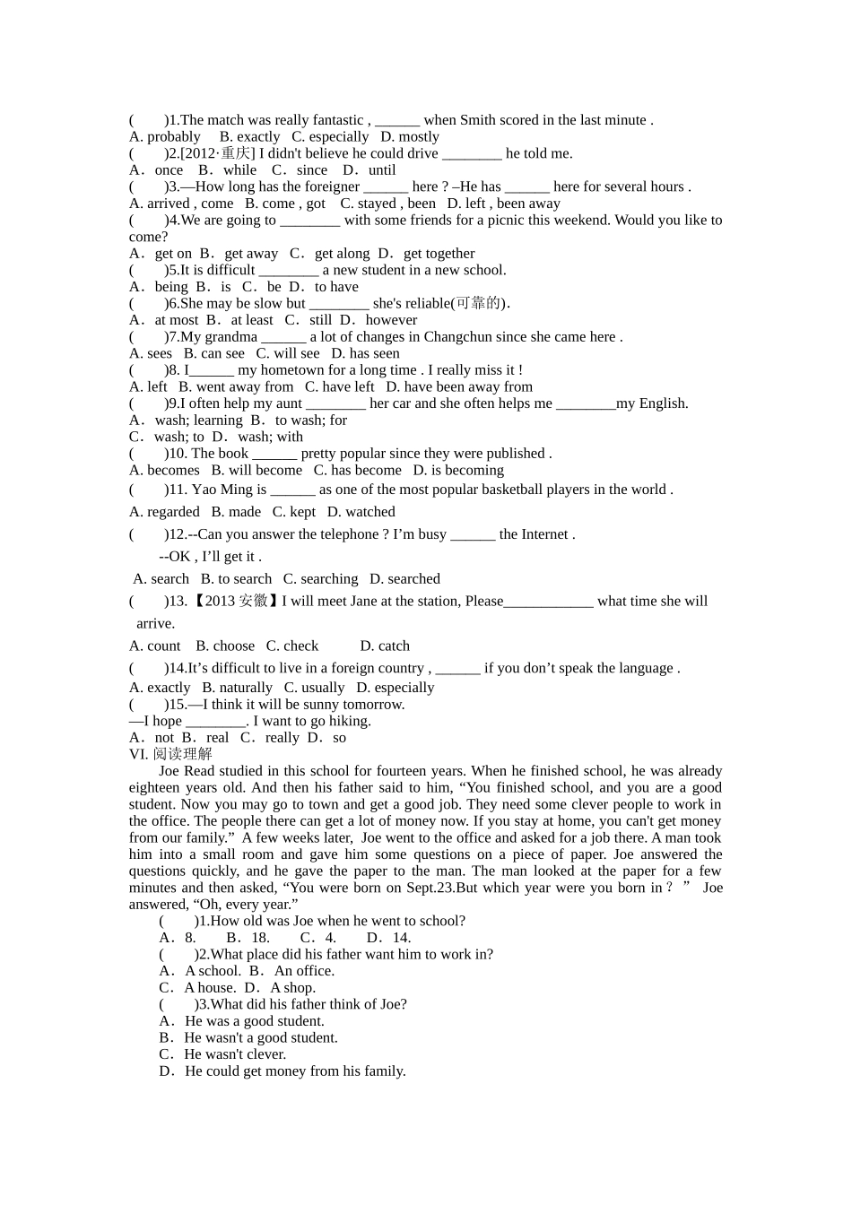 八年级英语下册《Unit-10-It’s-a-nice-day--isn’t-it》-教案_第3页