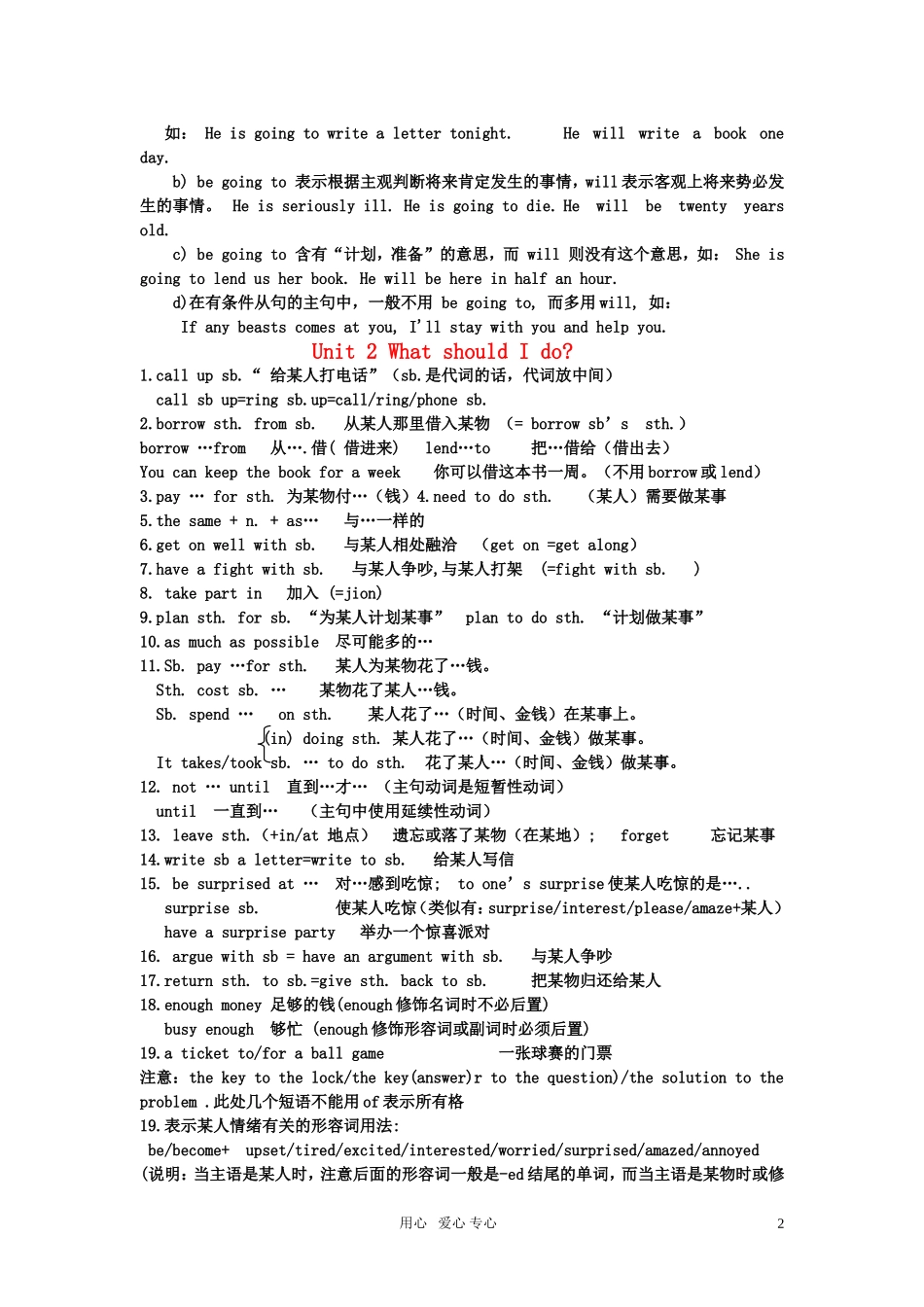 八年级英语下册-1-12单元语法复习要点-北师大版_第2页