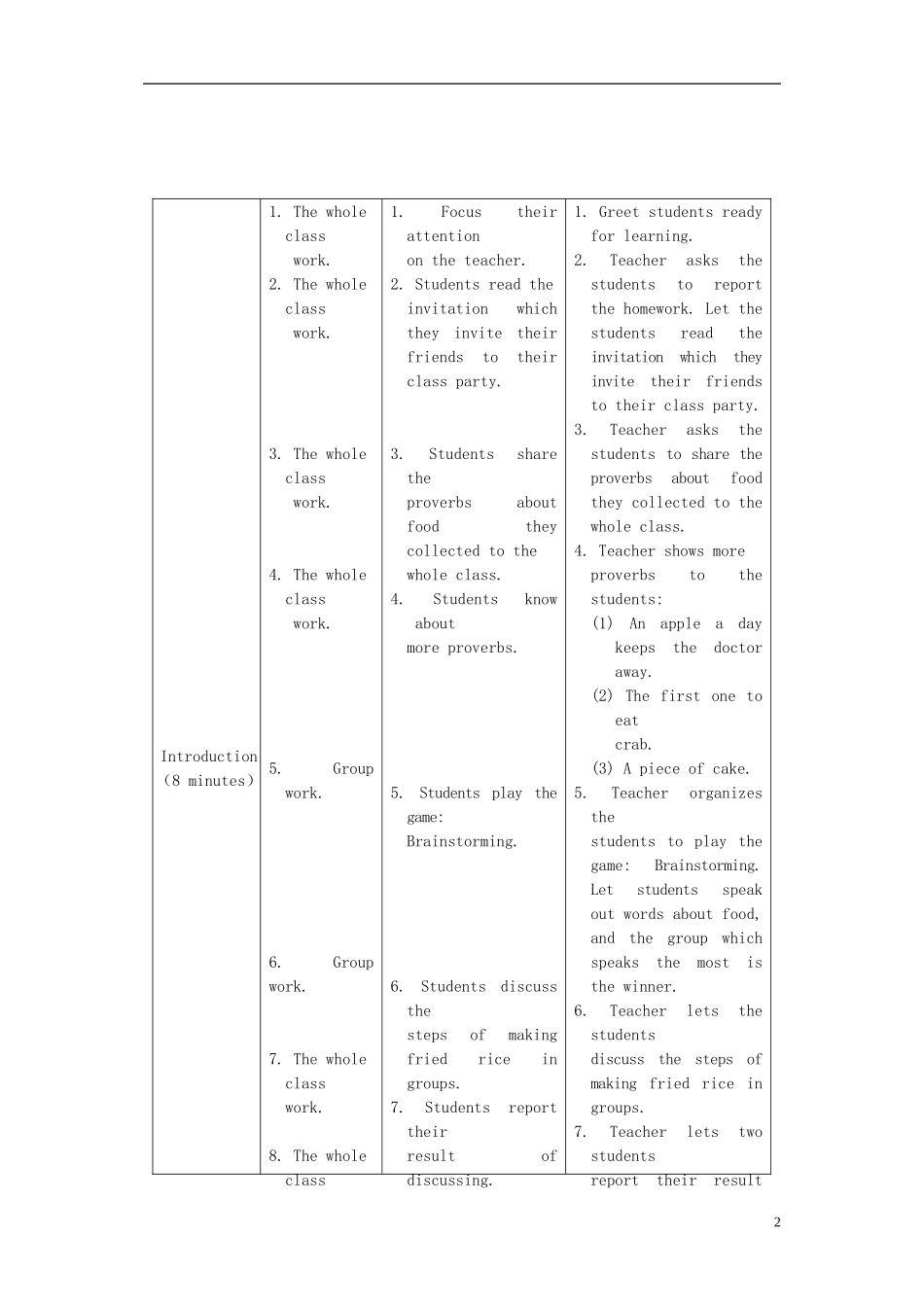 八年级英语下册-Unit-7-Food-festival-Topic2-I’m-not-sure-whether-I-can-cook-it-well-SectionA教案_第2页