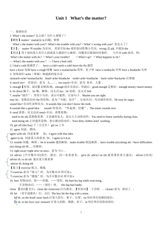 八年级英语下册知识点总结