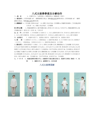 八式太极拳图解