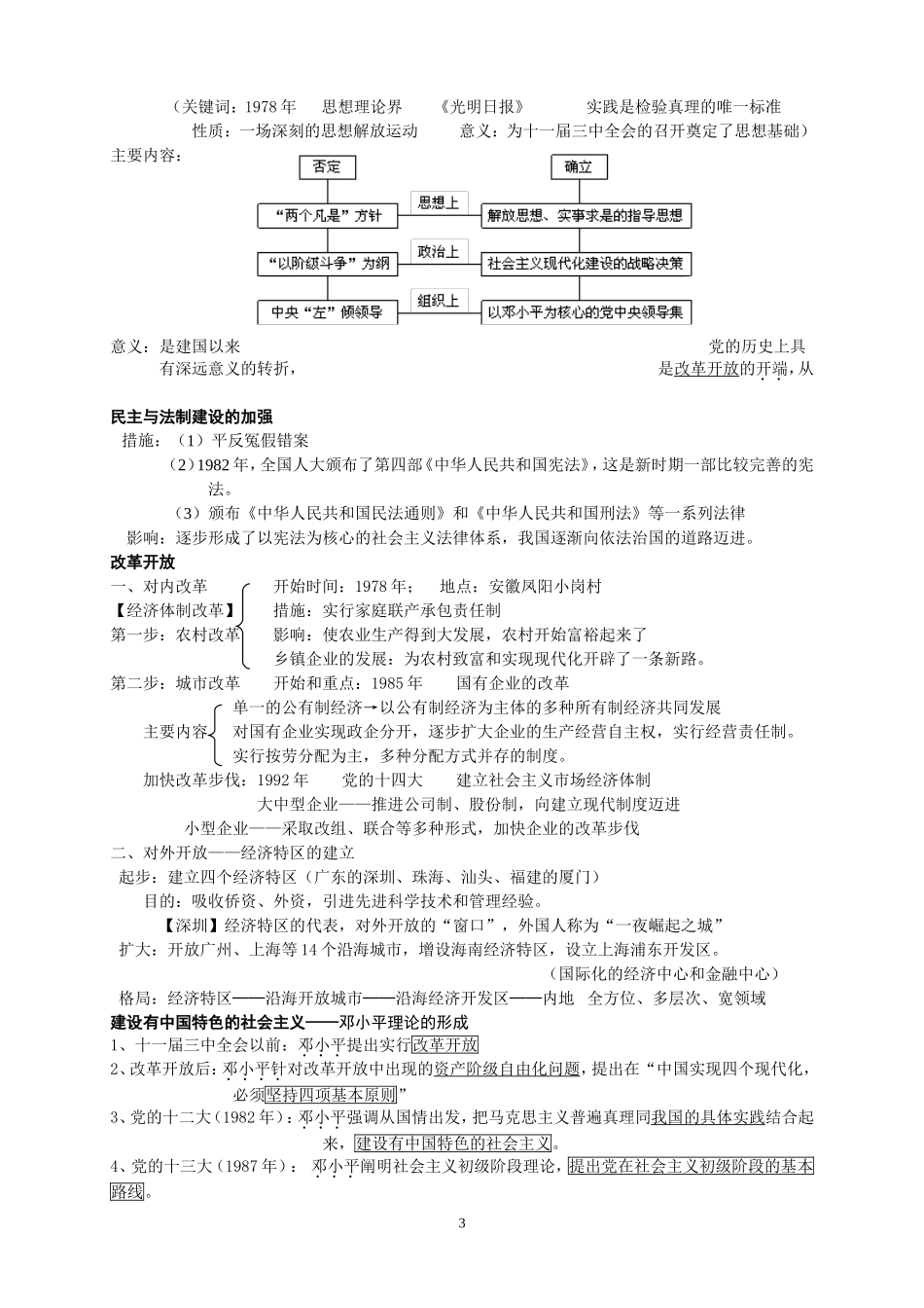 八下历史复习提纲(同名7714)_第3页