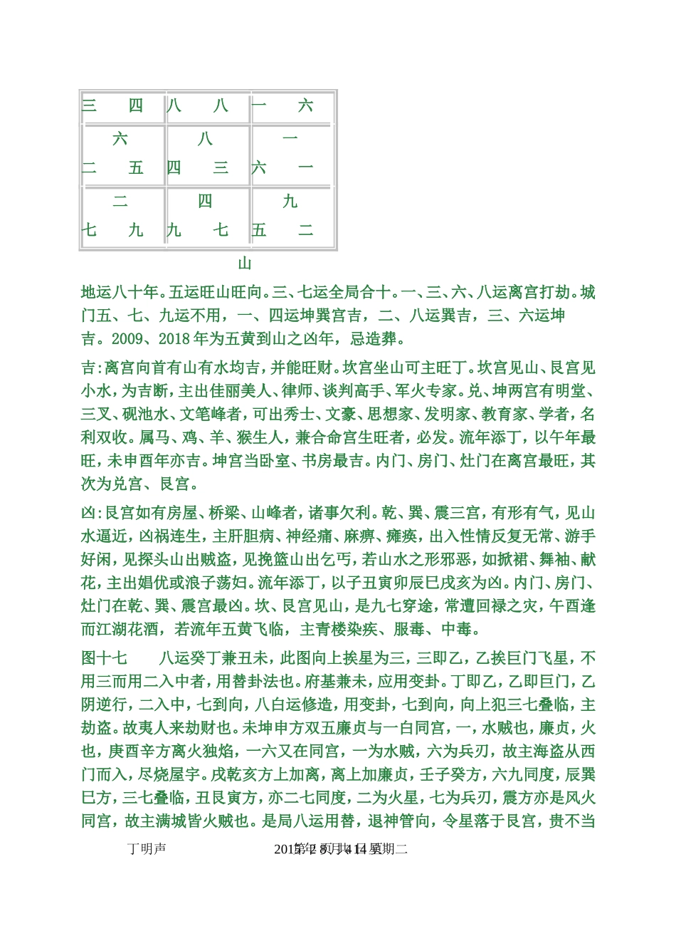 八运二十四山向挨下元星图解_第2页
