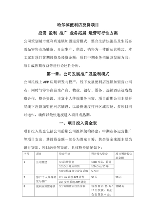 便利店运营方案(1)(1)