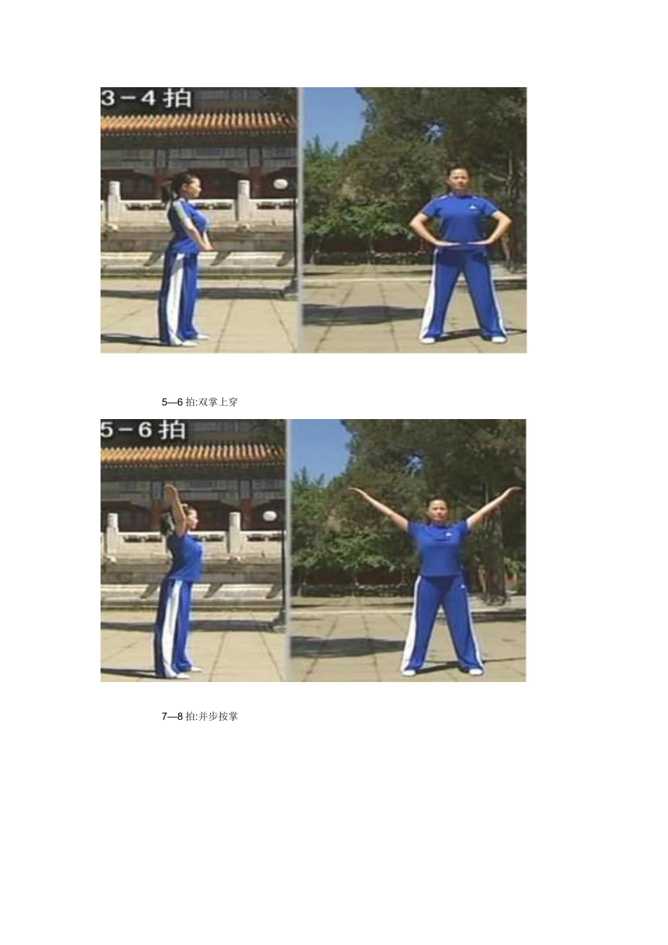 全国中小学生系列武术健身操《雏鹰展翅》动作图文解析_第3页