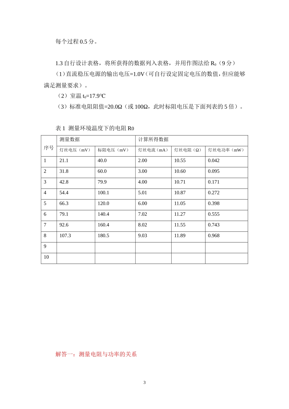 全国中学生第30届——32届物理决赛实验试题及答案Doc1_第3页