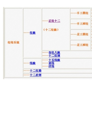全身14经络示范图