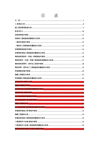 全套工程验收资料(酒店装饰装修工程完整填写范例版)