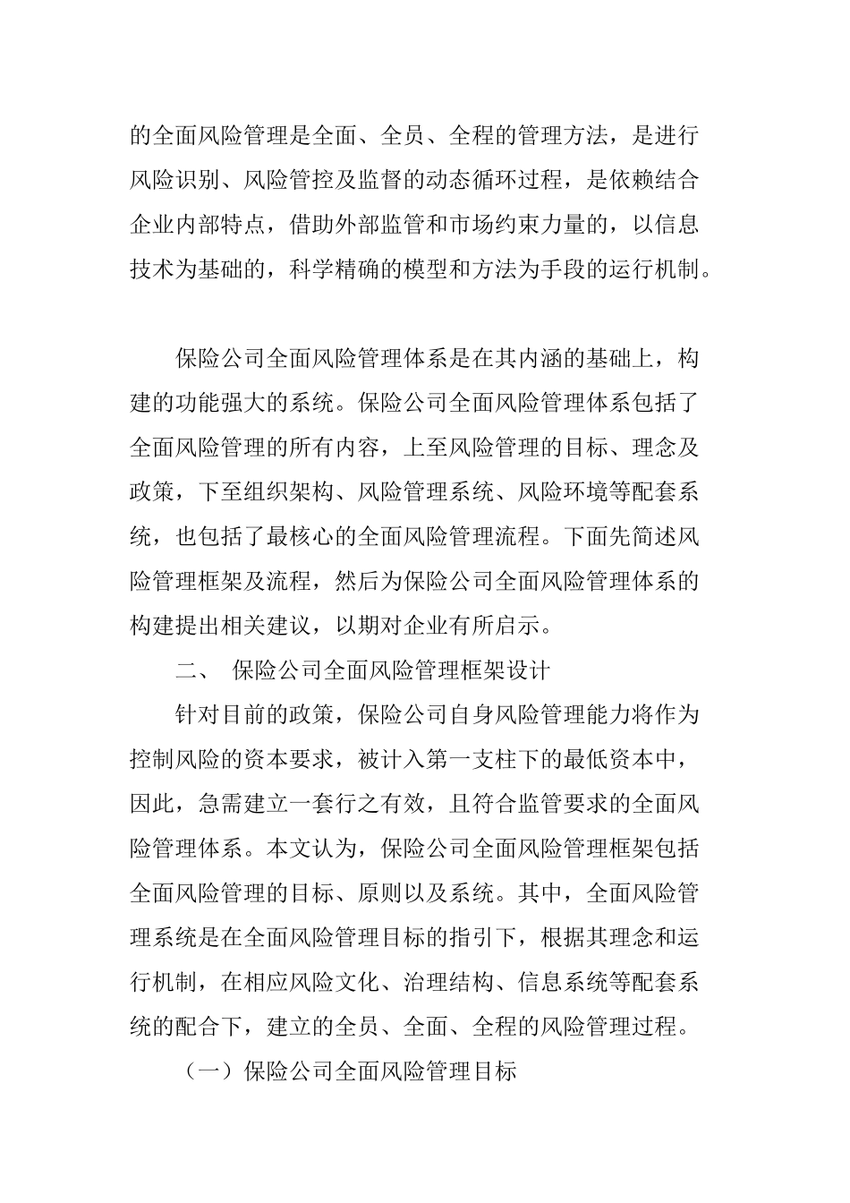 保险公司全面风险管理体系的构建_第3页