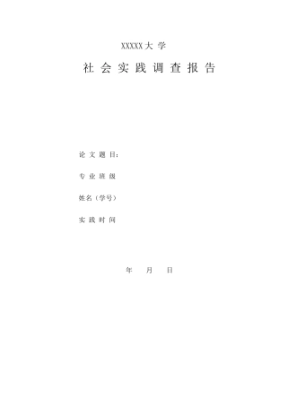 保险公司实践报告模板