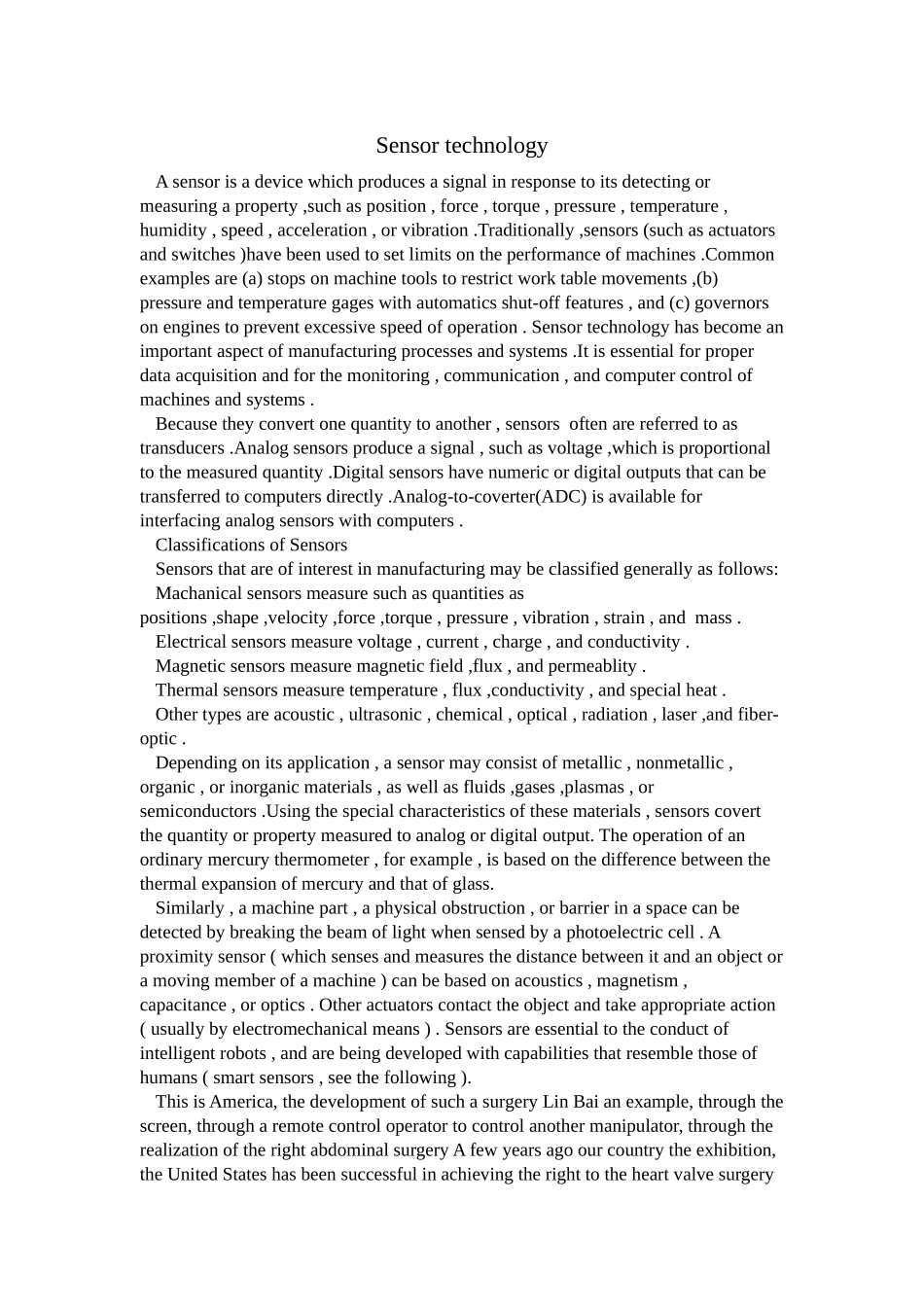 传感器技术外文文献及中文翻译_第1页