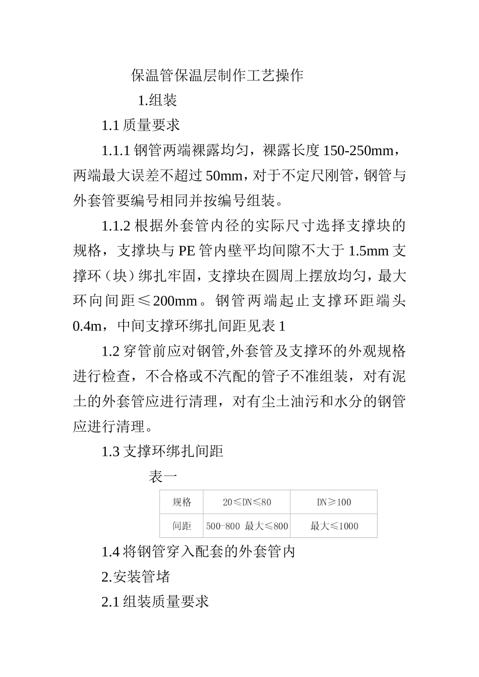 保温管保温层制作工艺操作_第1页