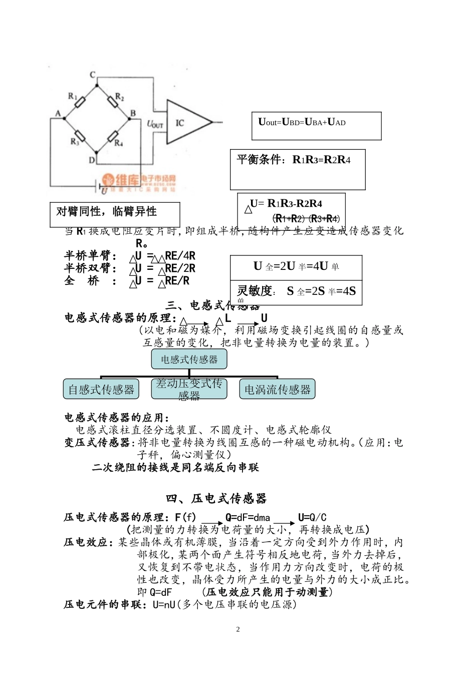 传感器总结要点_第2页