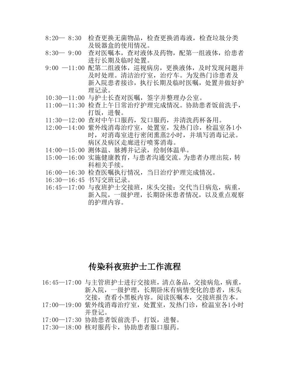 传染科各级护理人员岗位职责_第3页