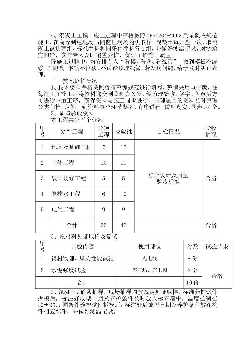 充电桩竣工自评报告_第3页