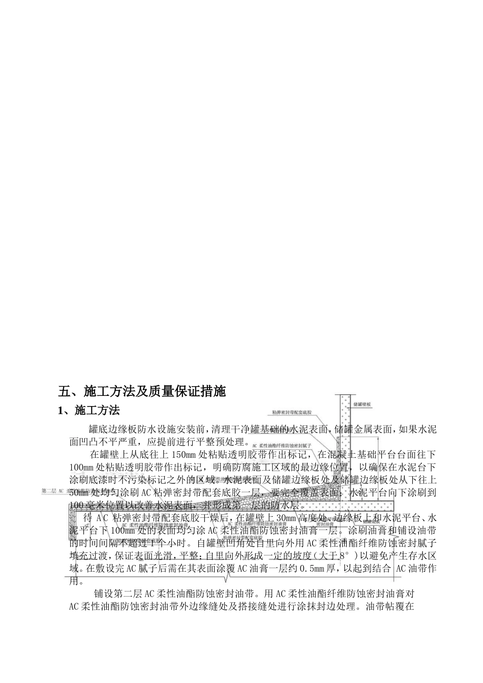 储罐底板边缘防水施工方案_第3页