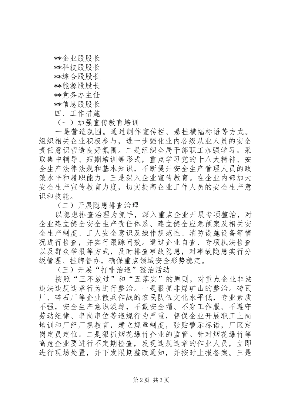 县经信局安全生产工作计划_第2页