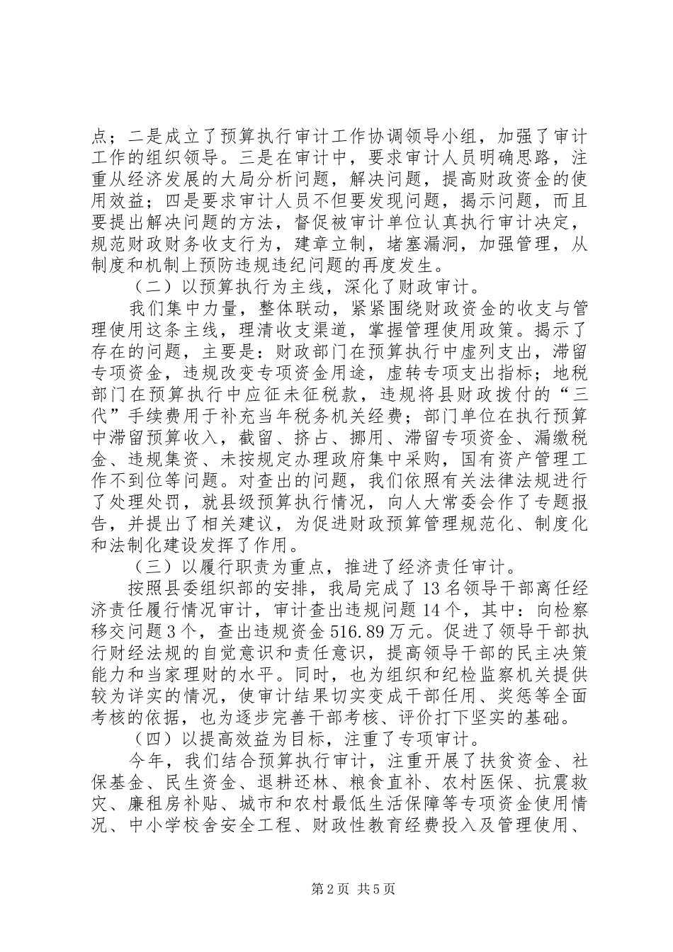 县审计局工作总汇文稿_第2页