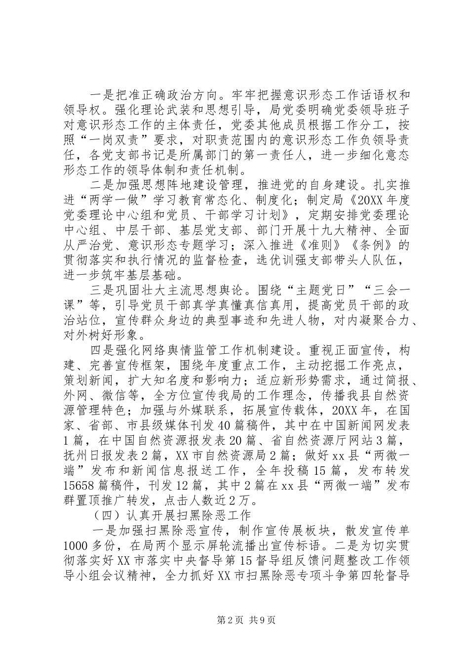 县自然资源局工作总结_第2页