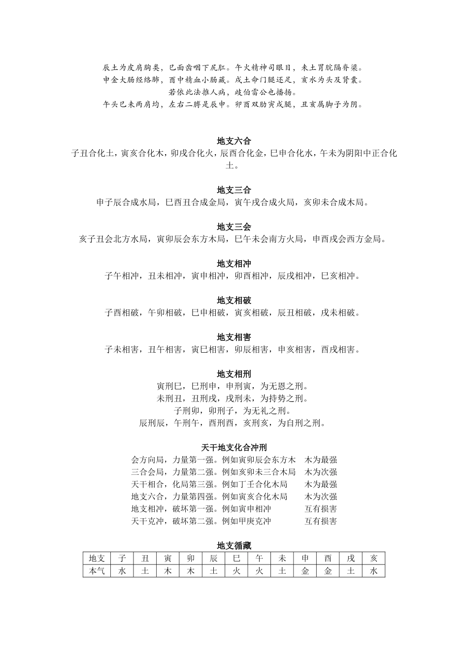 八字入门基础知识(最全整理-方便初学)_第2页