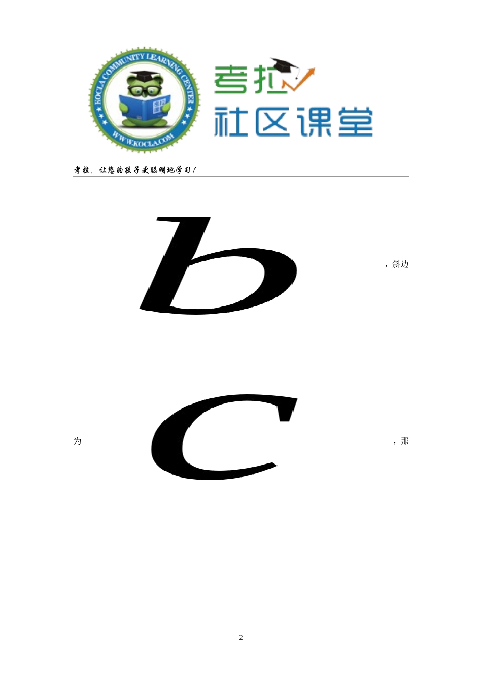 八年级数学《勾股定理》讲义_第2页