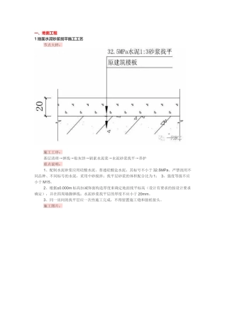 全套装饰工程施工工艺标准
