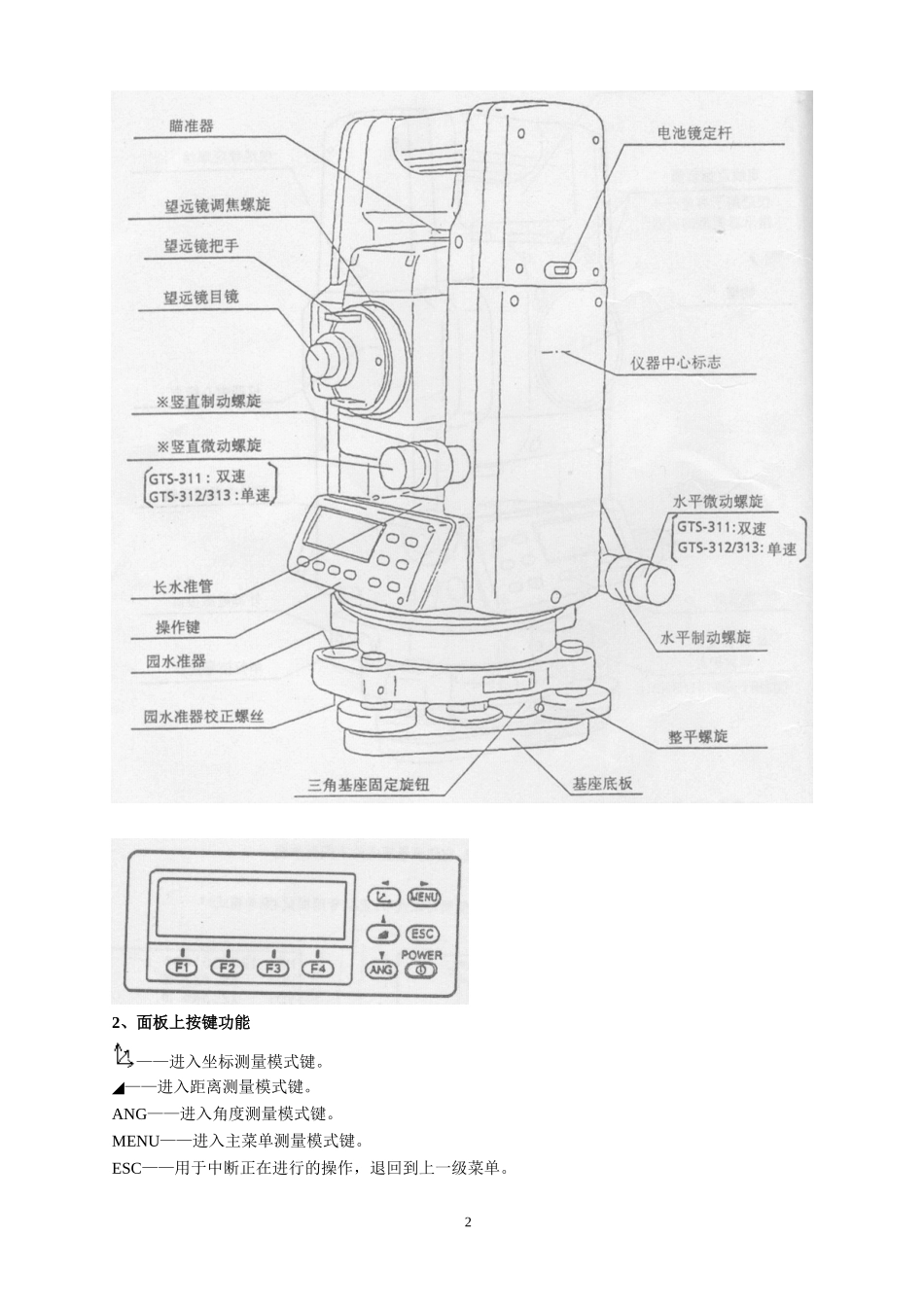 全站仪使用简介_第2页